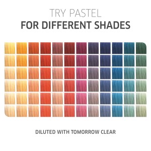 pastel shades